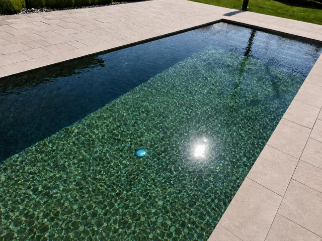 Betonpool mit Folie von Pool Service Stritt